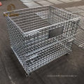 6mm Thickness Industrial Pallet Racks Steel Wire Mesh Containers Stackable